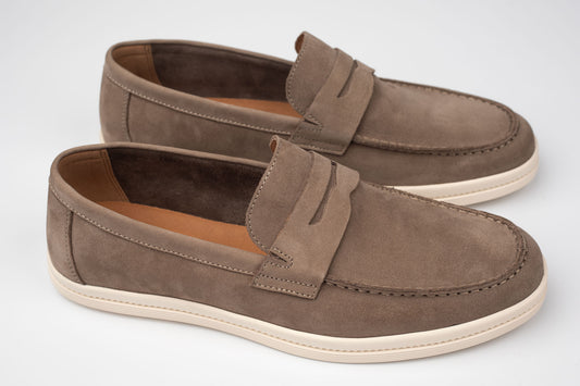 Pnatofi barbati piele naturala ELDEMAS 3-824 Khaki