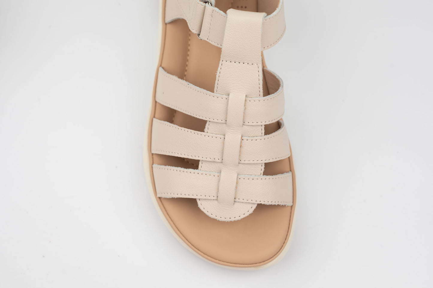 Sandale damă piele naturală FORMAZIONE 2570 Crem (36-40)
