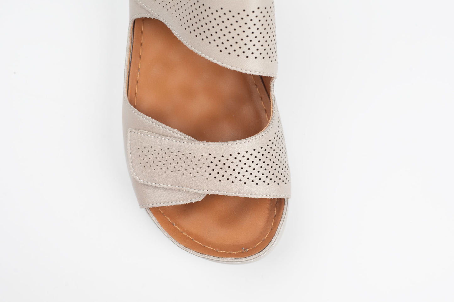 Sandale dama piele naturală BETINA 25800 Taupe