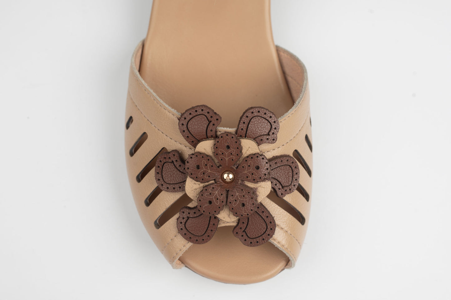 Sandale damă piele naturală BETINA 88005 Khaki