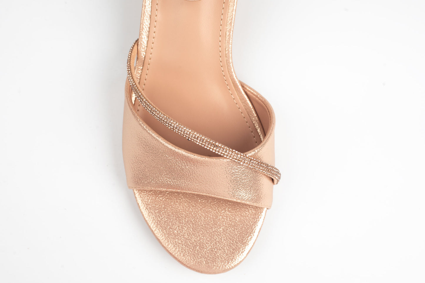 Sandale damă piele eco premium CAROL 039 Șampanie