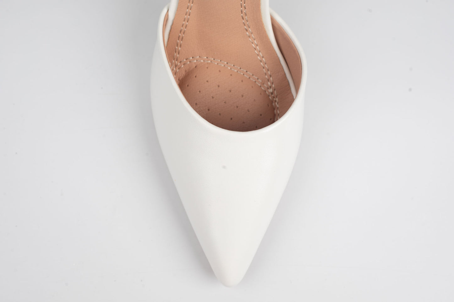 Pantofi damă piele ECO premium CAROL263 alb