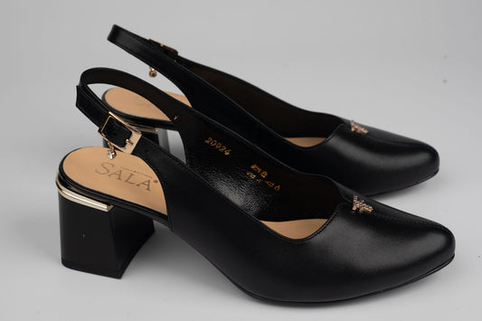Pantofi damă piele naturală SALA 20924 N box
