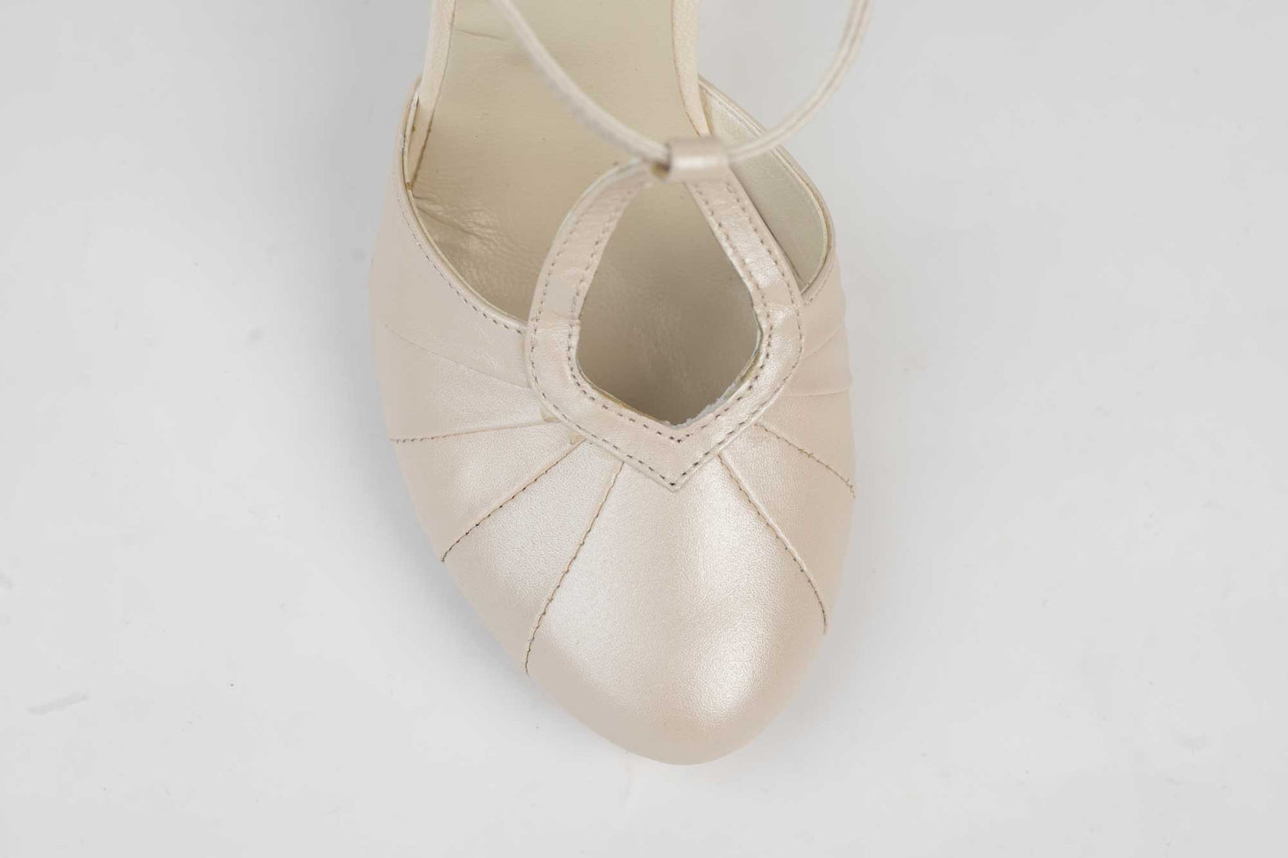 Pantofi dama piele naturala LARISA Coco 1 Bej sidef