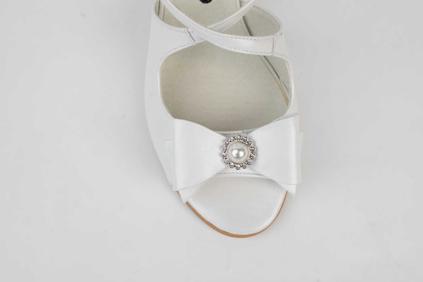Sandale mireasa piele naturală ANTONIO 14282 Alb accesoriu