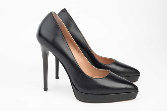 Women's stiletto shoes natural leather JOSE SIMON R91 N