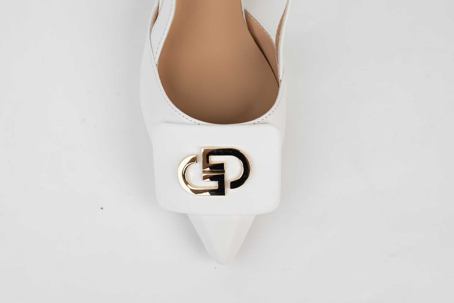 Pantofi dama piele naturala decupati JOSE SIMON 36-6 Alb