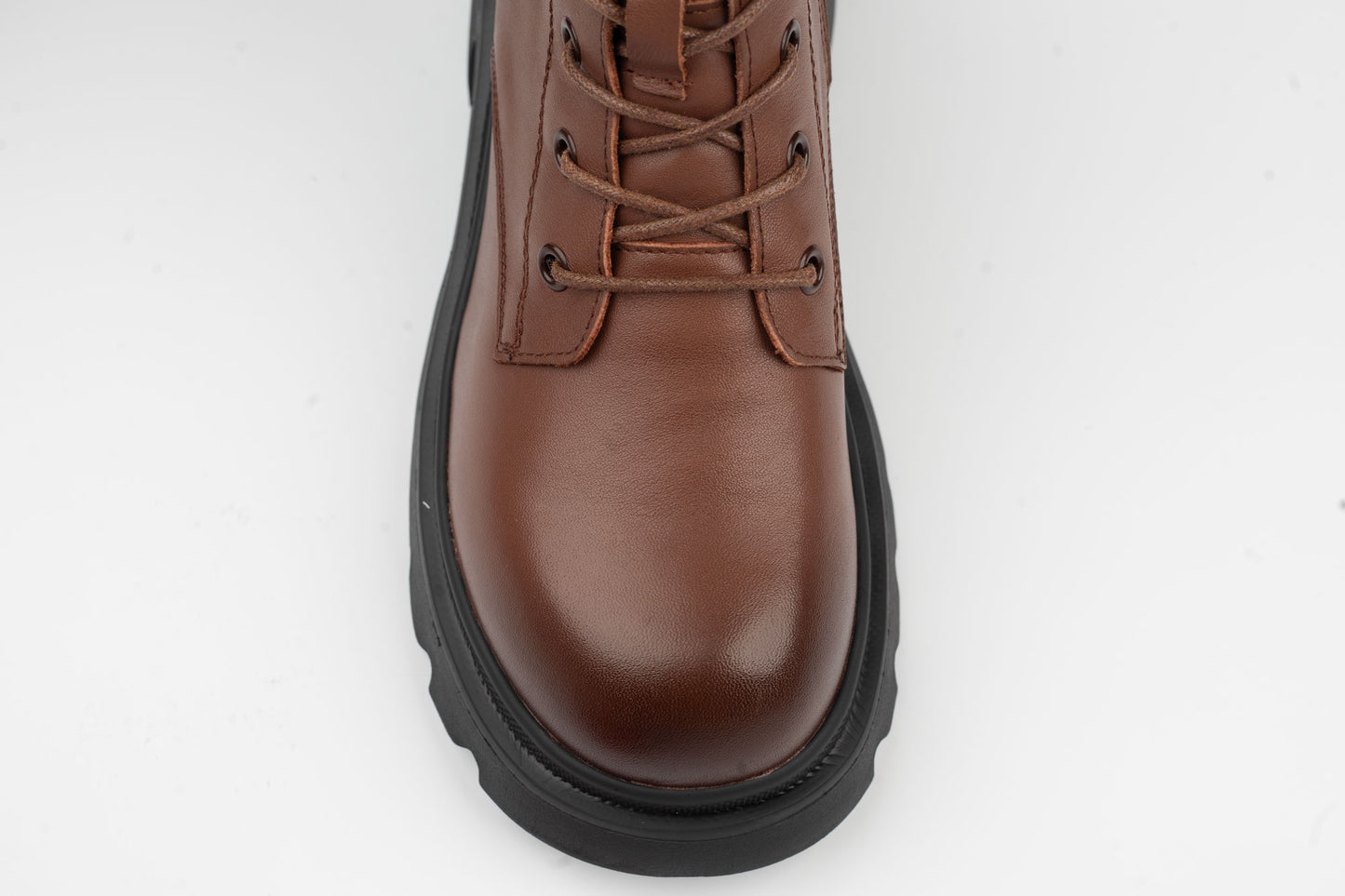 Women's genuine leather boots FORMAZIONE 1625 Brown