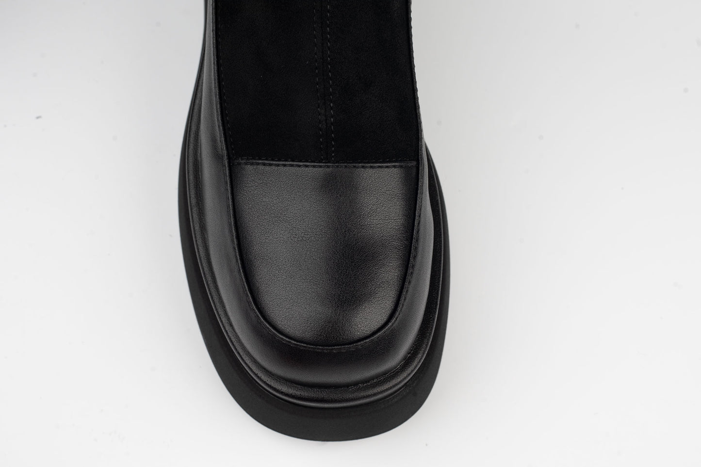 Women's boots natural leather + stretch ANNA VIOTI 8365 N box vel