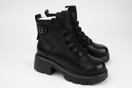 Women's genuine leather boots BETINA 53035 N