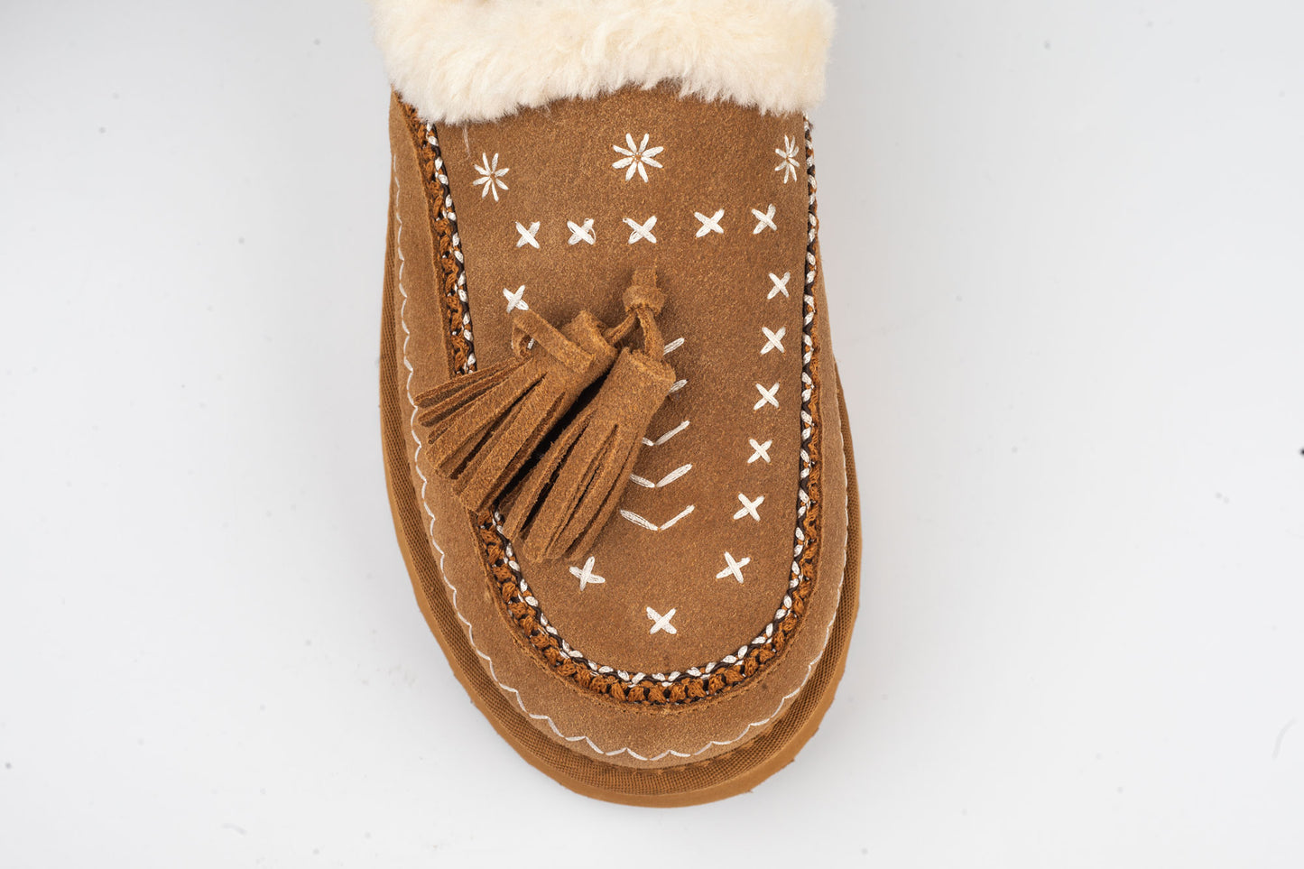 Women's genuine leather suede shoes ANNA VIOTI 113-2 Camel vel