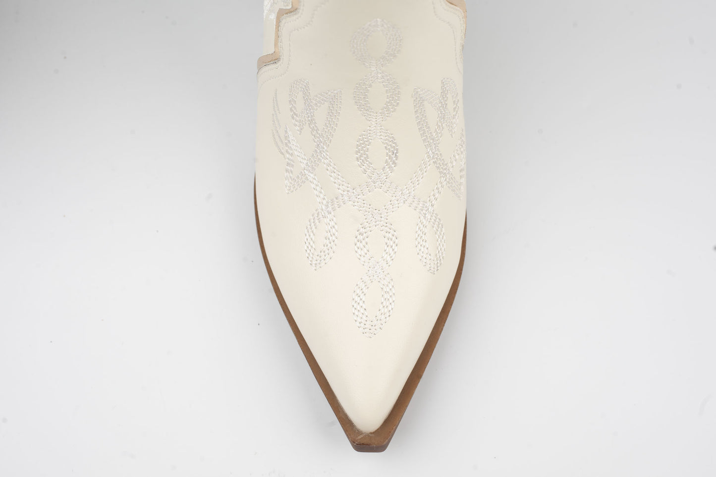 Women's genuine leather boots ANNA VIOTI 2460 White