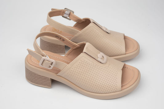 Sandale damă piele naturală FORMAZIONE 351 Apricot
