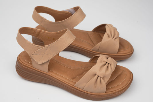 Sandale dama piele naturala FORMAZIONE 33193 Apricot