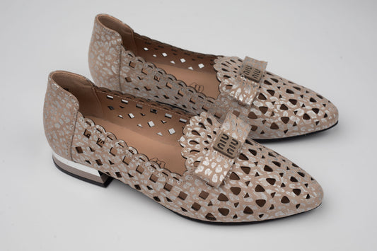 Pantofi damă piele naturală BETINA 32505 Taupe