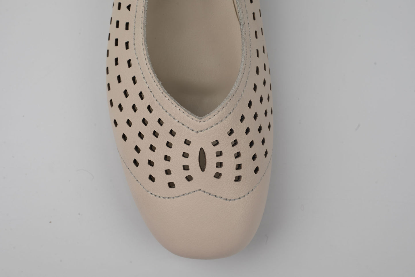 Pantofi damă piele naturală dec BETINA 89728 Bej