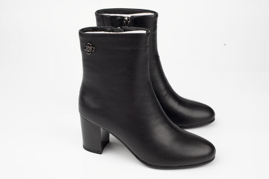 Ghete dama casual piele naturala BETINA 4321 N Box