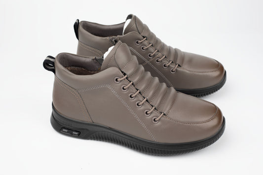 Ghete damă piele naturală BETINA 6901 Grey