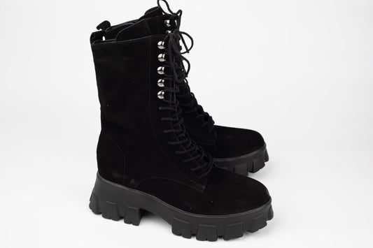 Ghete dama casual piele naturala PERLA 1292 N Vel