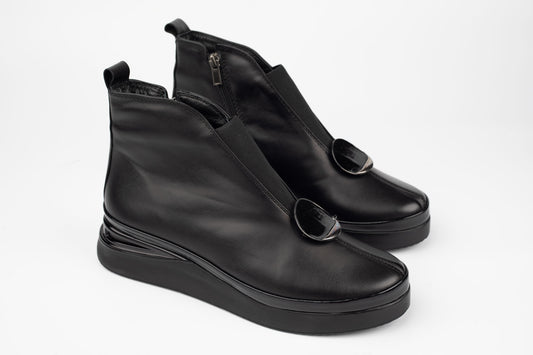 Ghete damă piele naturală DOGATI 934428 N Box