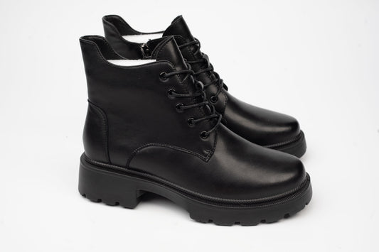 Women's boots made of genuine leather ANNA VIOTI 10653 N box