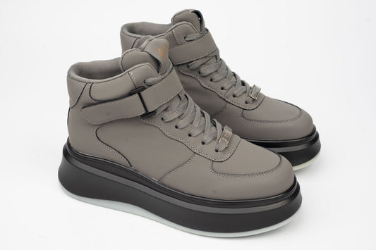 Women's genuine leather boots FRANCO GERARDO 36019 Grey