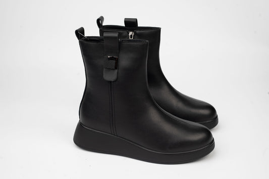 Women's genuine leather boots BETINA 108 N box