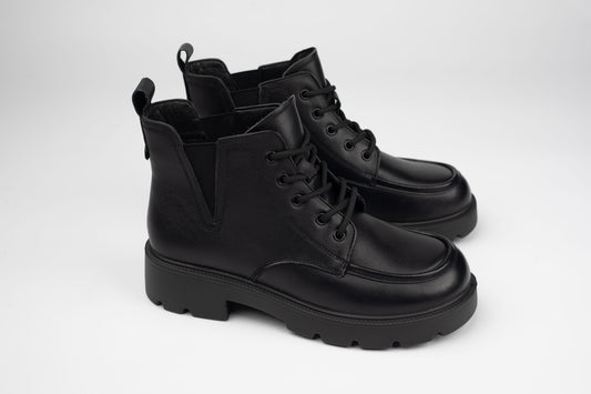 Ghete damă piele naturală BETINA 9329 N box