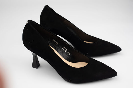 Pantofi damă piele naturală întoarsă SALA 20768 N vel