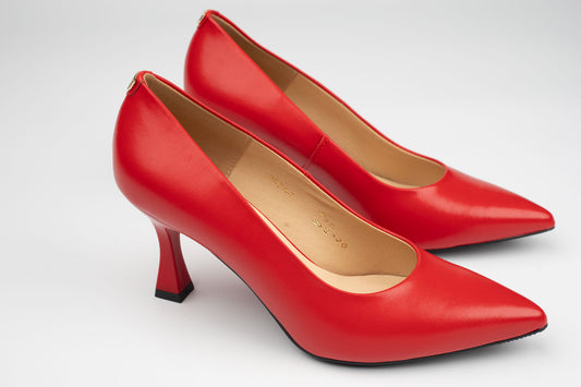 Pantofi damă piele naturală SALA 20768 Roșu box