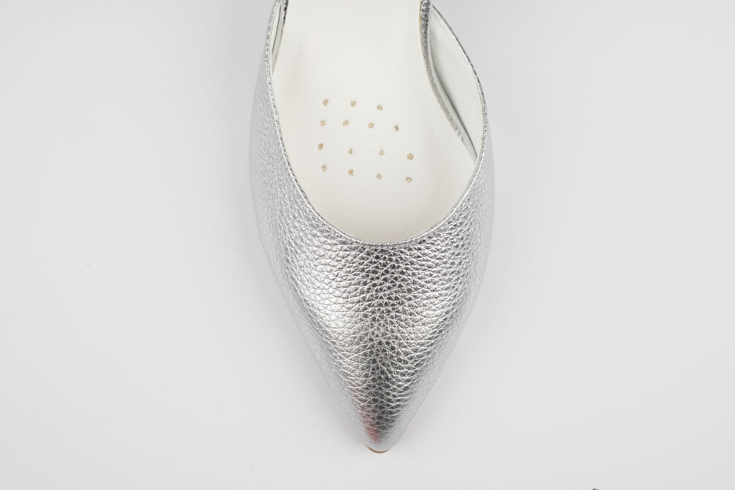 Pantofi dama piele naturala ANTONIO 12420 Argintiu