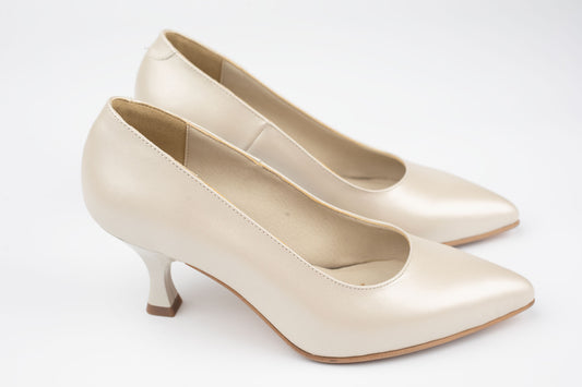 Pantofi dama eleganti piele naturala ANTONIO 5420-92 Bej