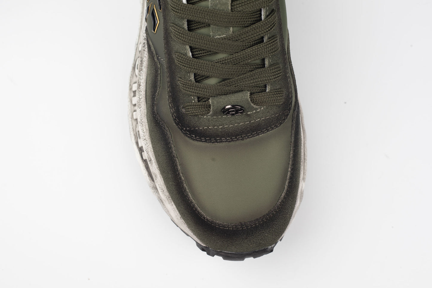 Pantofi din piele naturală FRANCO GERARDO 2750 VERDE VEL