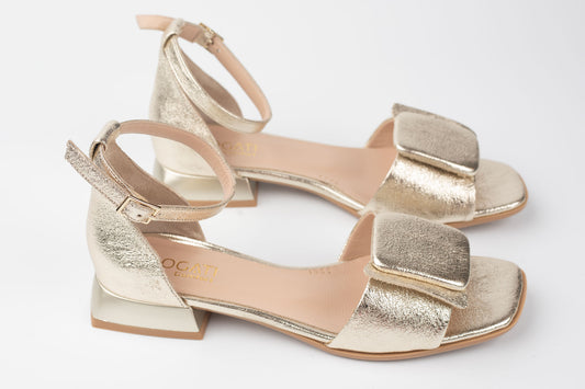 Sandale damă piele naturală DOGATI 1555 Auriu