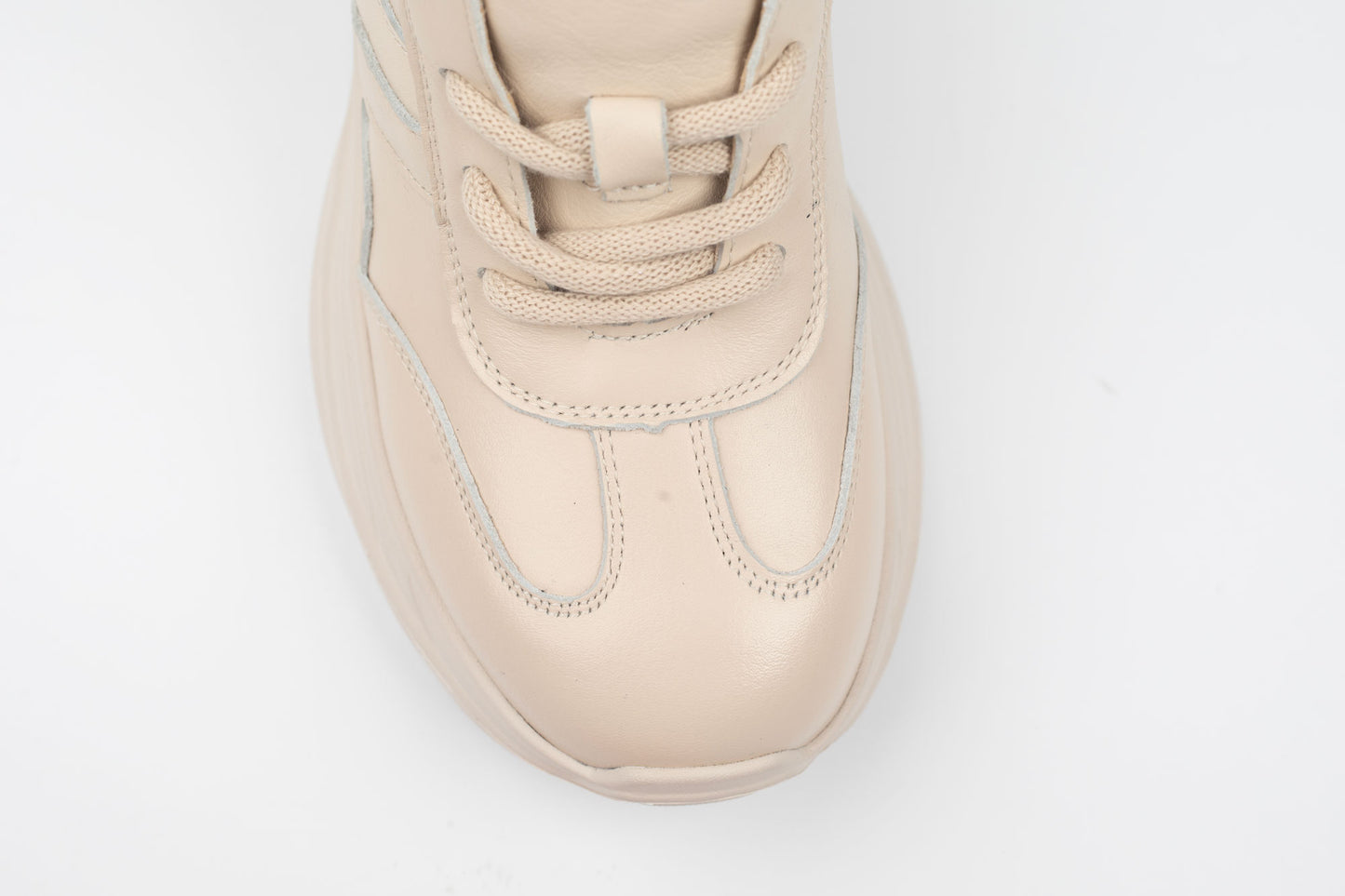 Adidași damă piele naturală FRANCO GERERDO 10785 Crem
