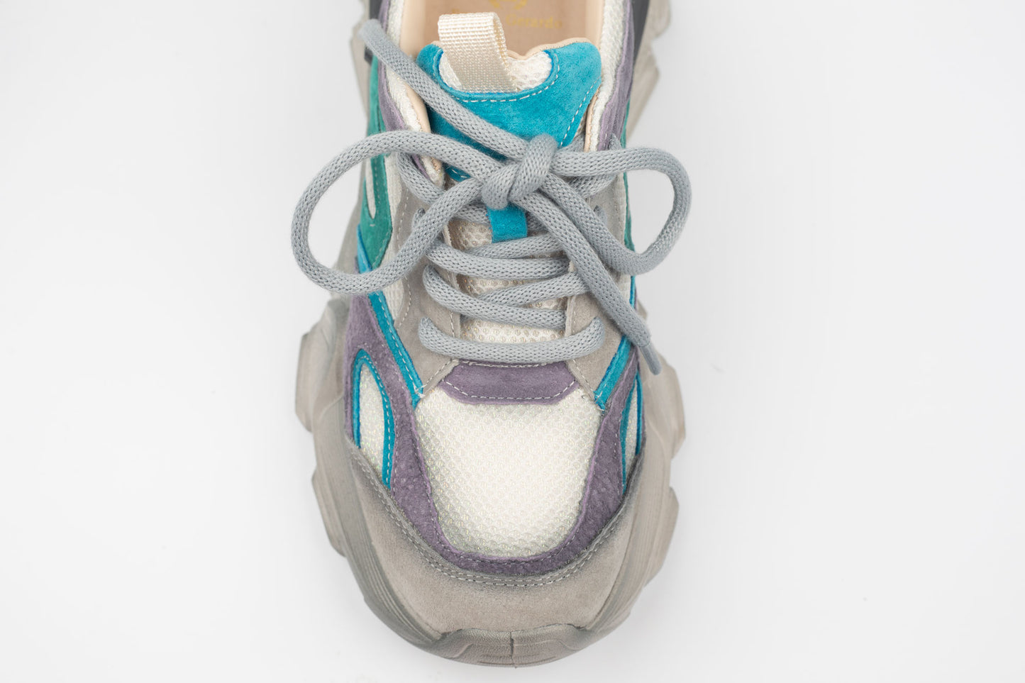 Adidași damă piele naturală FRANCO GERARDO 5786 Grey blue