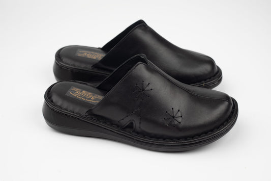Saboti dama piele naturală ADELINE M 01 Negru