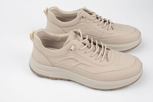 Adidași unisex piele naturală FILLIPO 2530-5 Bej