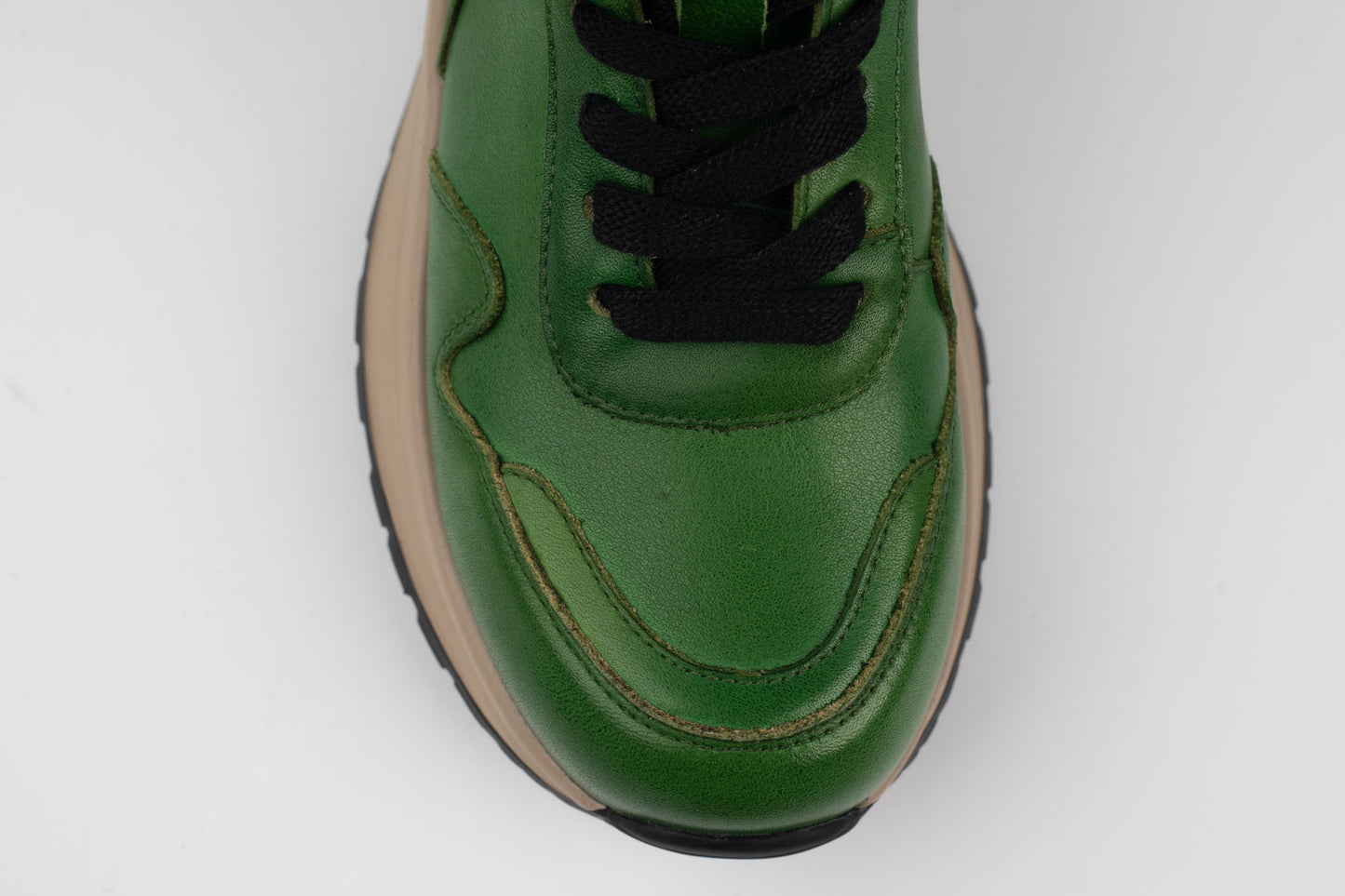 Adidași damă piele naturală FRANCO GERERDO 2605 Verde