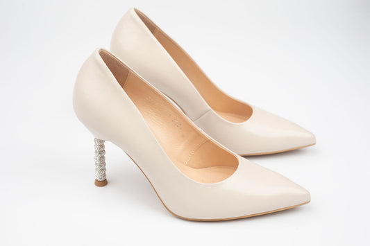 Pantofi damă piele naturală KORDEL 2985 Crem