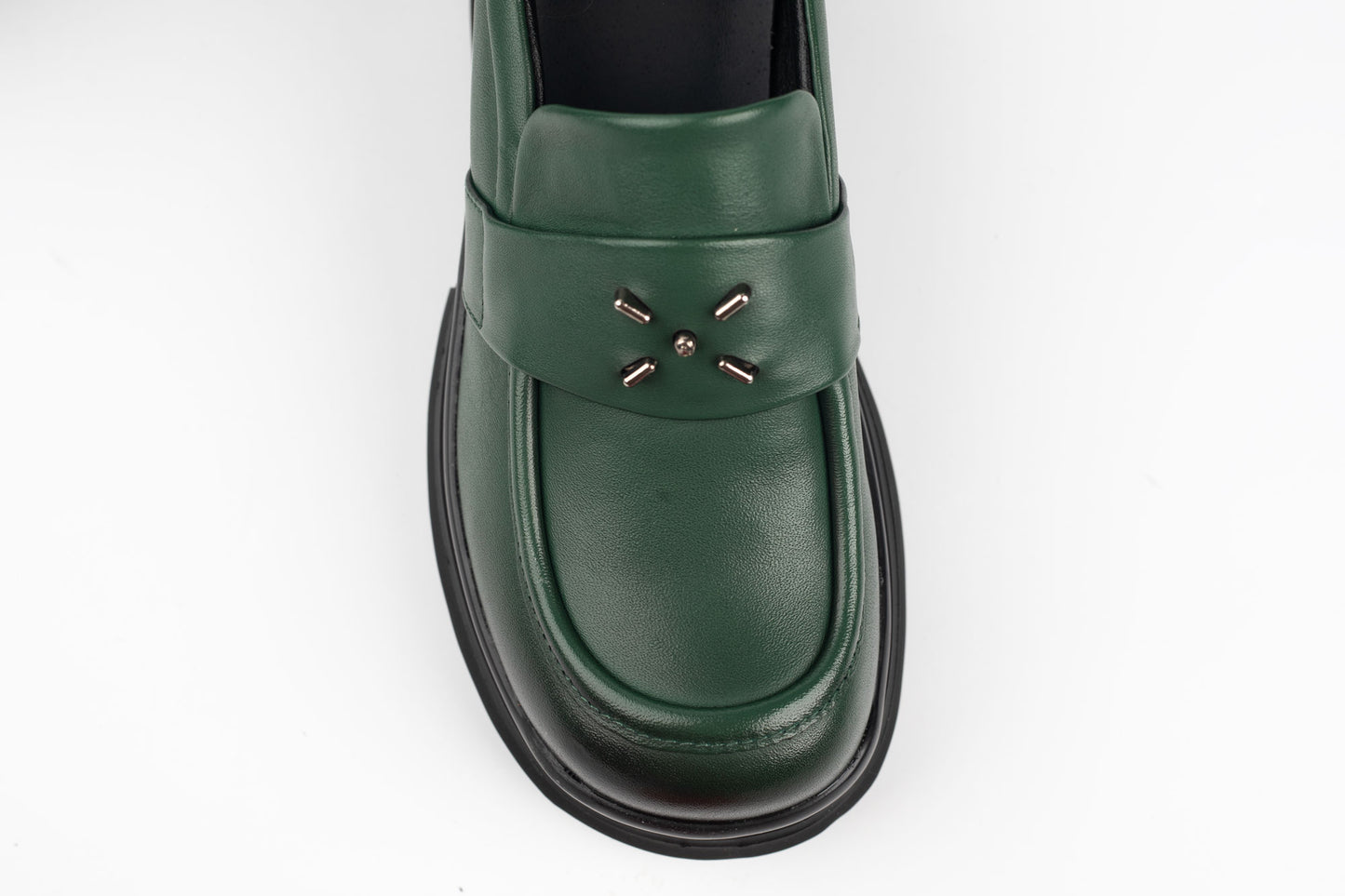 Pantofi damă piele naturală FORMAZIONE 10828 Verde
