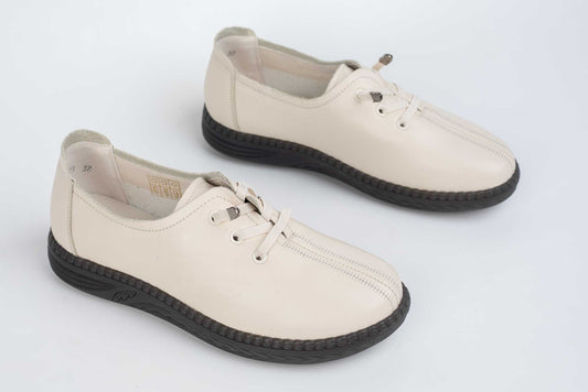 Pantofi dama casual piele naturala FORMAZIONE 0721 crem