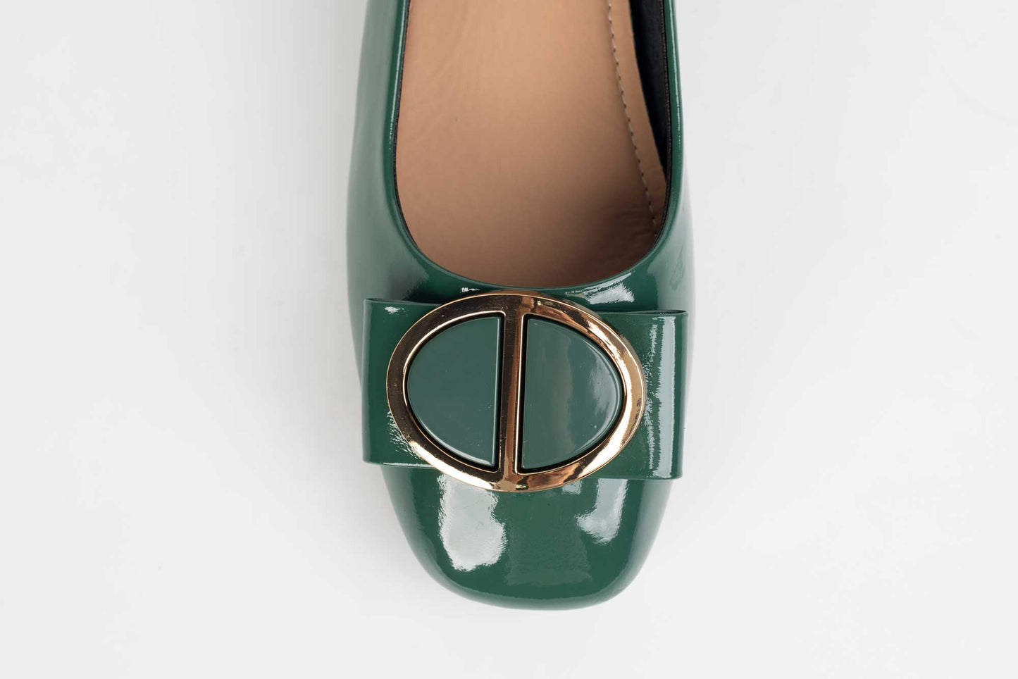 Pantofi dama casual piele naturala FORMAZIONE 377 green lac