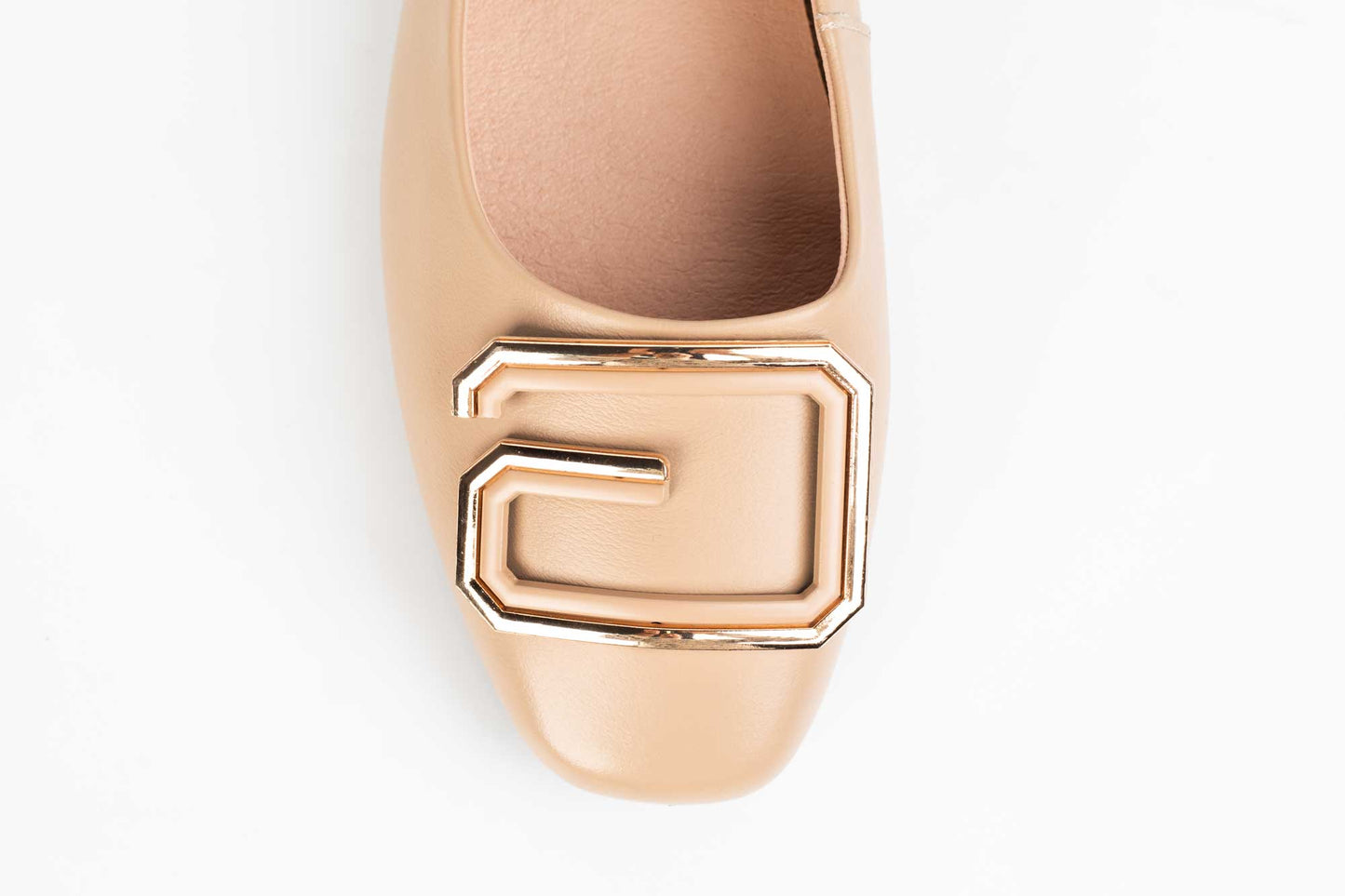 Women's casual shoes made of genuine leather FORMAZIONE 6097 apricot