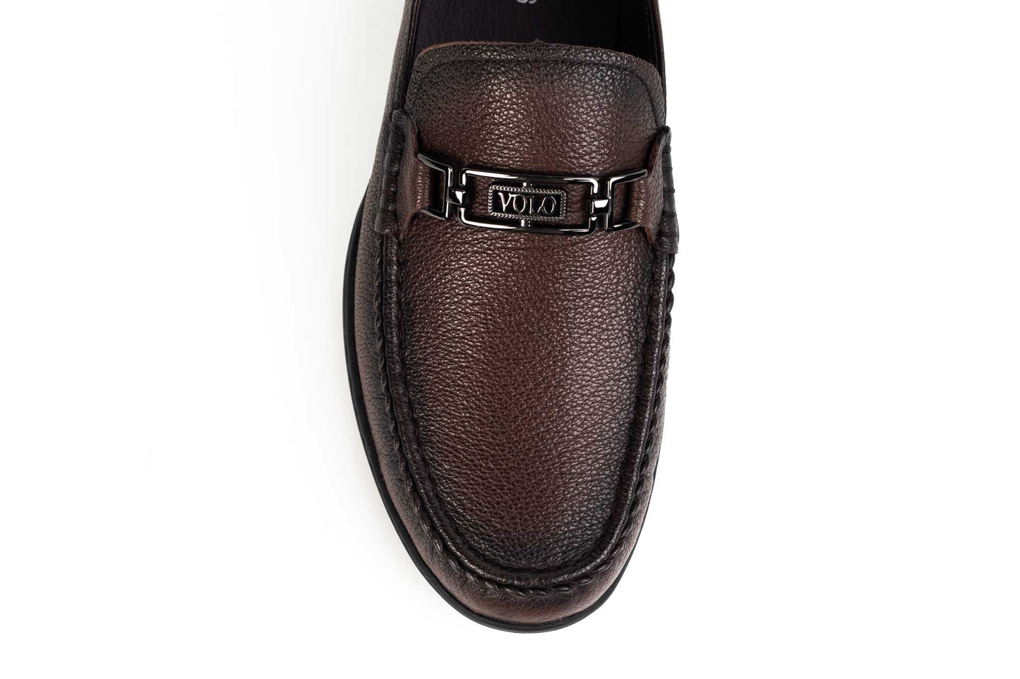 Men's casual shoes made of genuine leather MELS 999608 brown