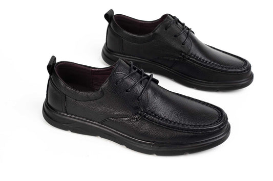 Men's genuine leather shoes MELS 937915 Black
