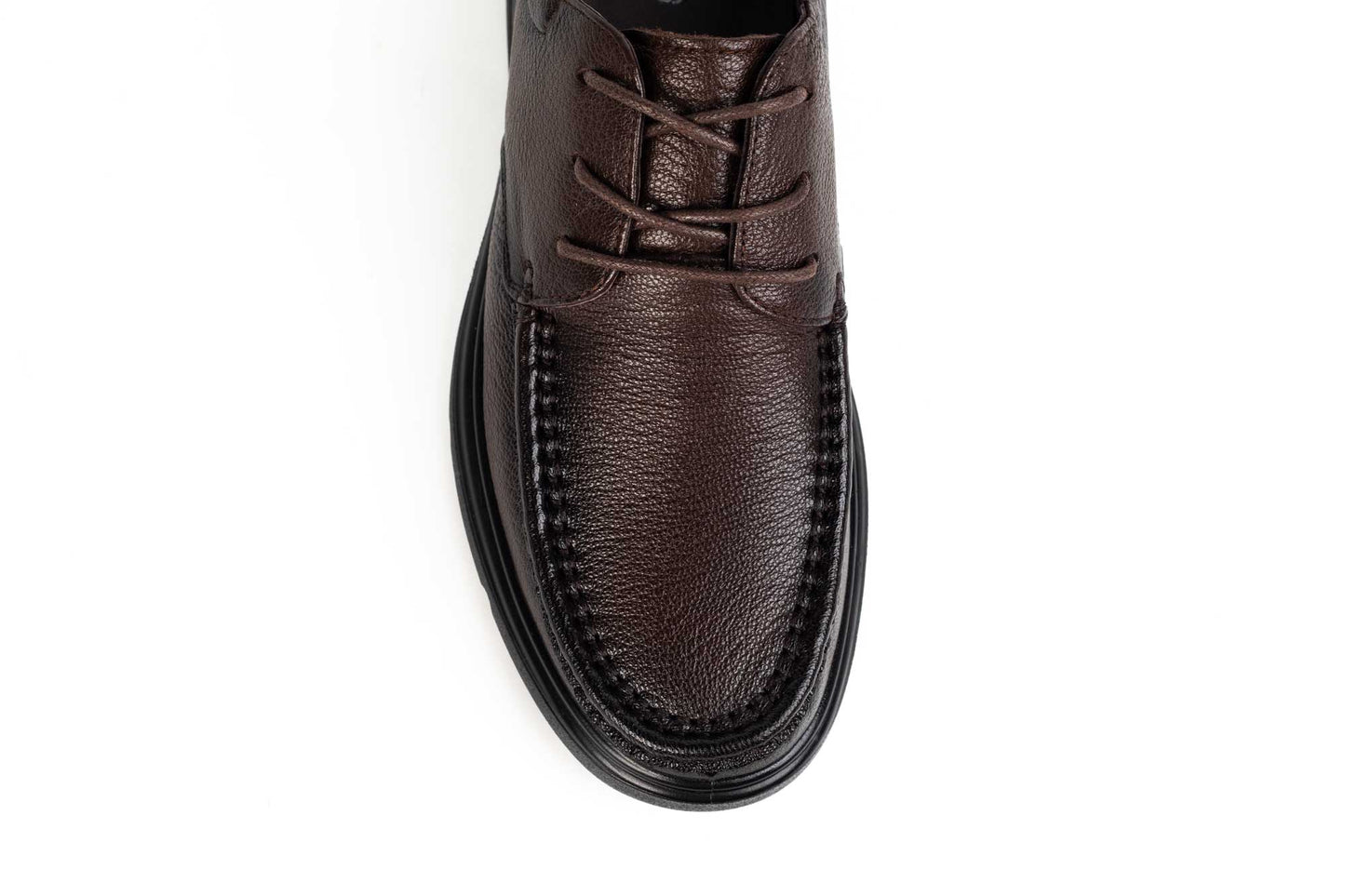 Men's shoes genuine leather MELS 937915 Cofe