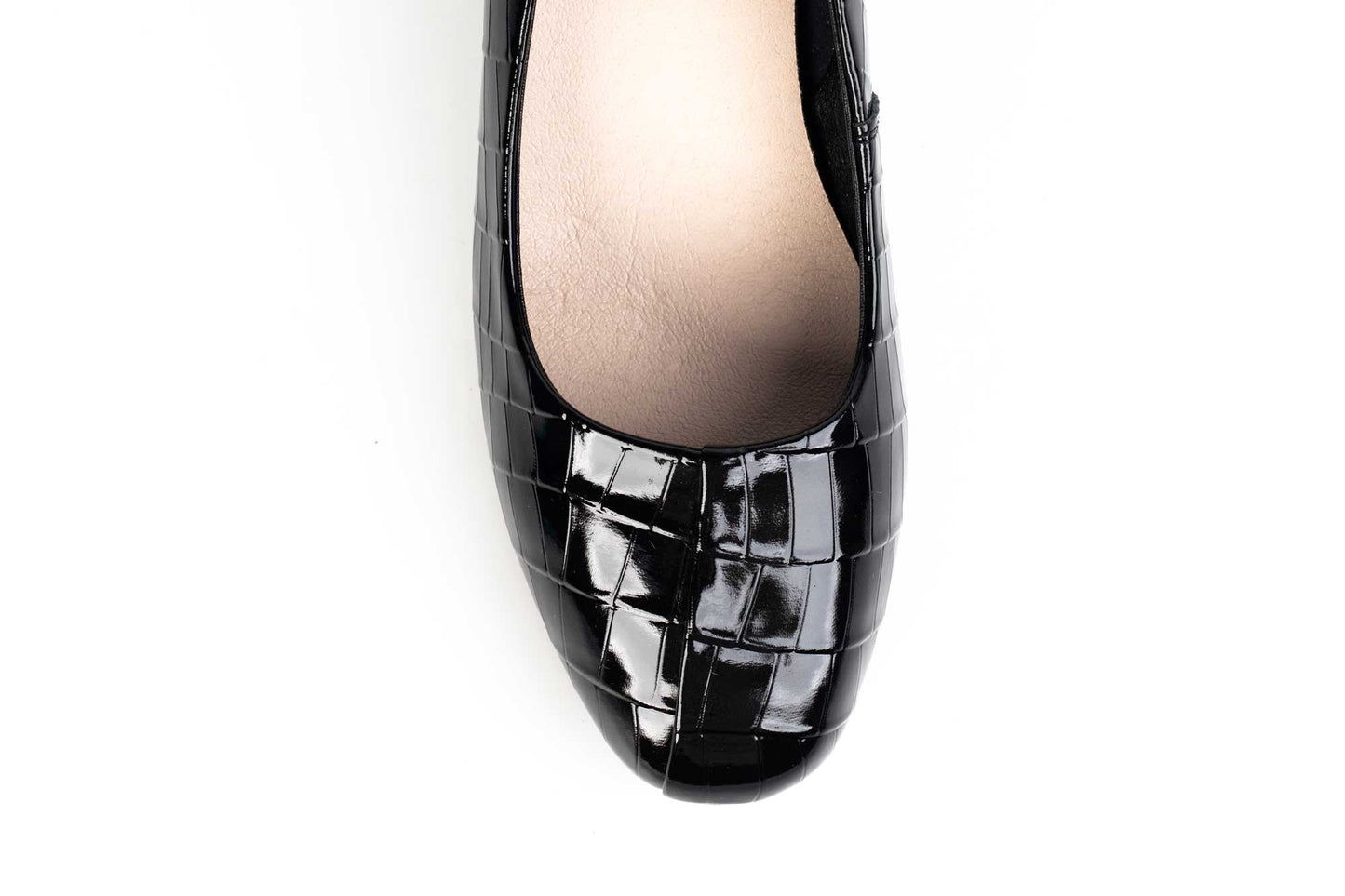Women's genuine leather shoes FORMAZIONE 7395 Black patent