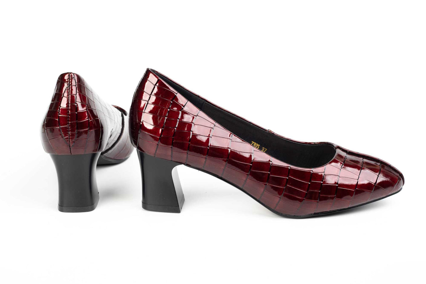 Pantofi dama piele naturala FORMAZIONE 7395 Bordo lac