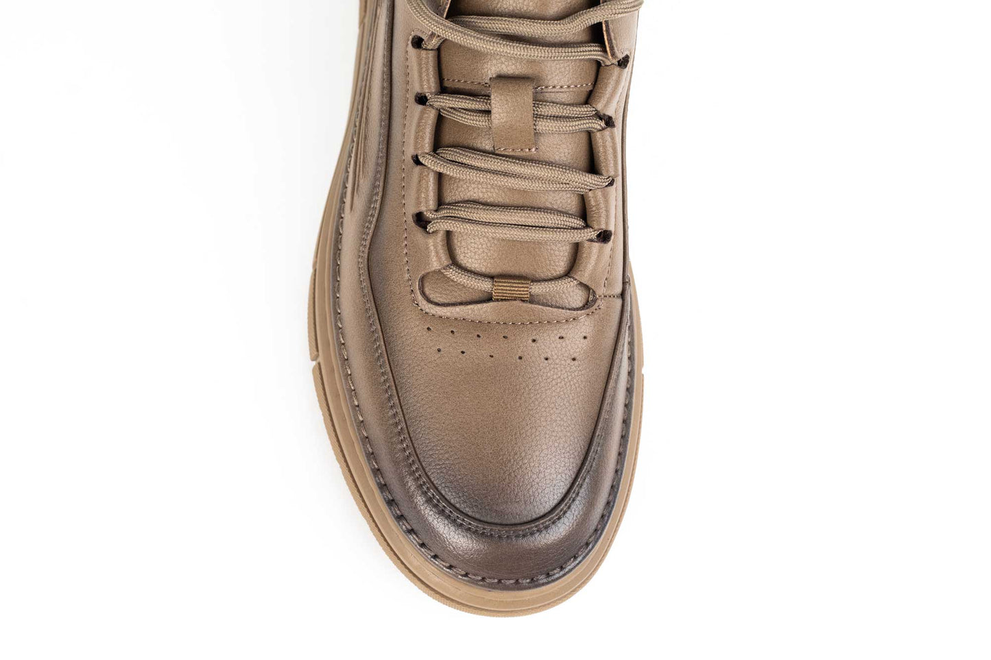 Men's genuine leather shoes MELS 807 Khaki